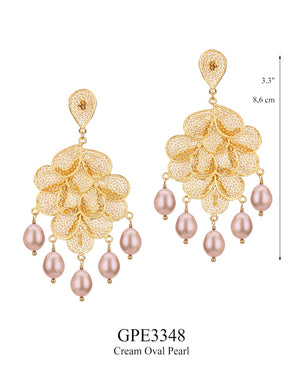 Gilded Bouquet Earrings