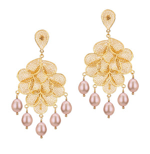 Gilded Bouquet Earrings  ✿