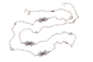 White-on-White Necklace