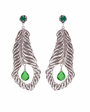 Peacock Earrings  ✿
