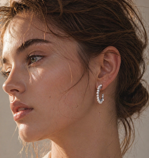 Pearl Cascade Hoops E5193