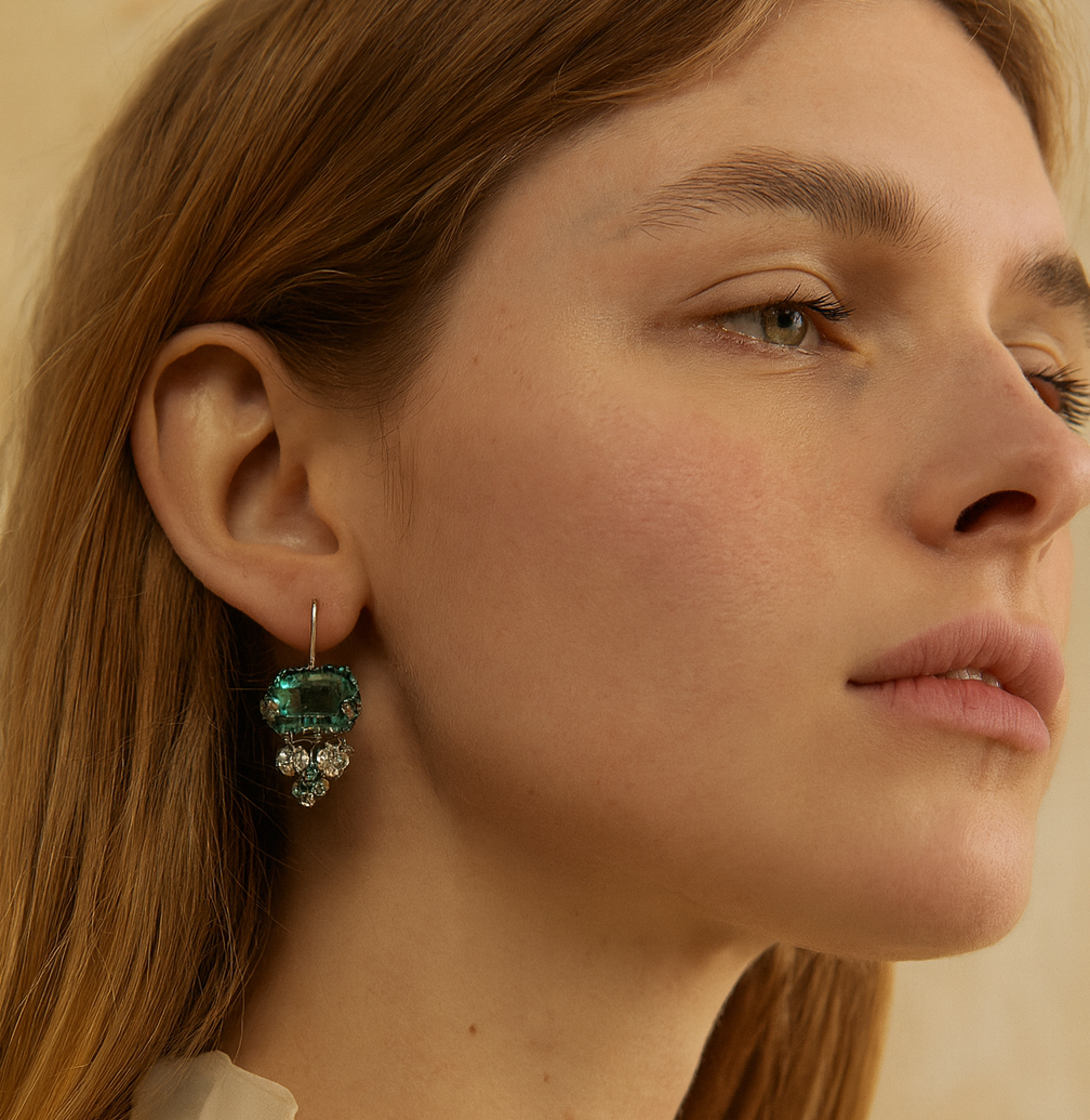 Menage à Verde Earrings
