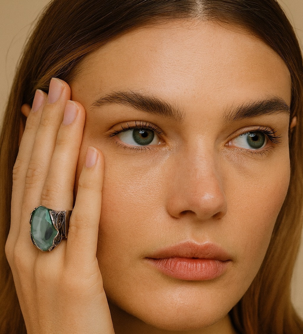 Anello abbraccio oceanico 