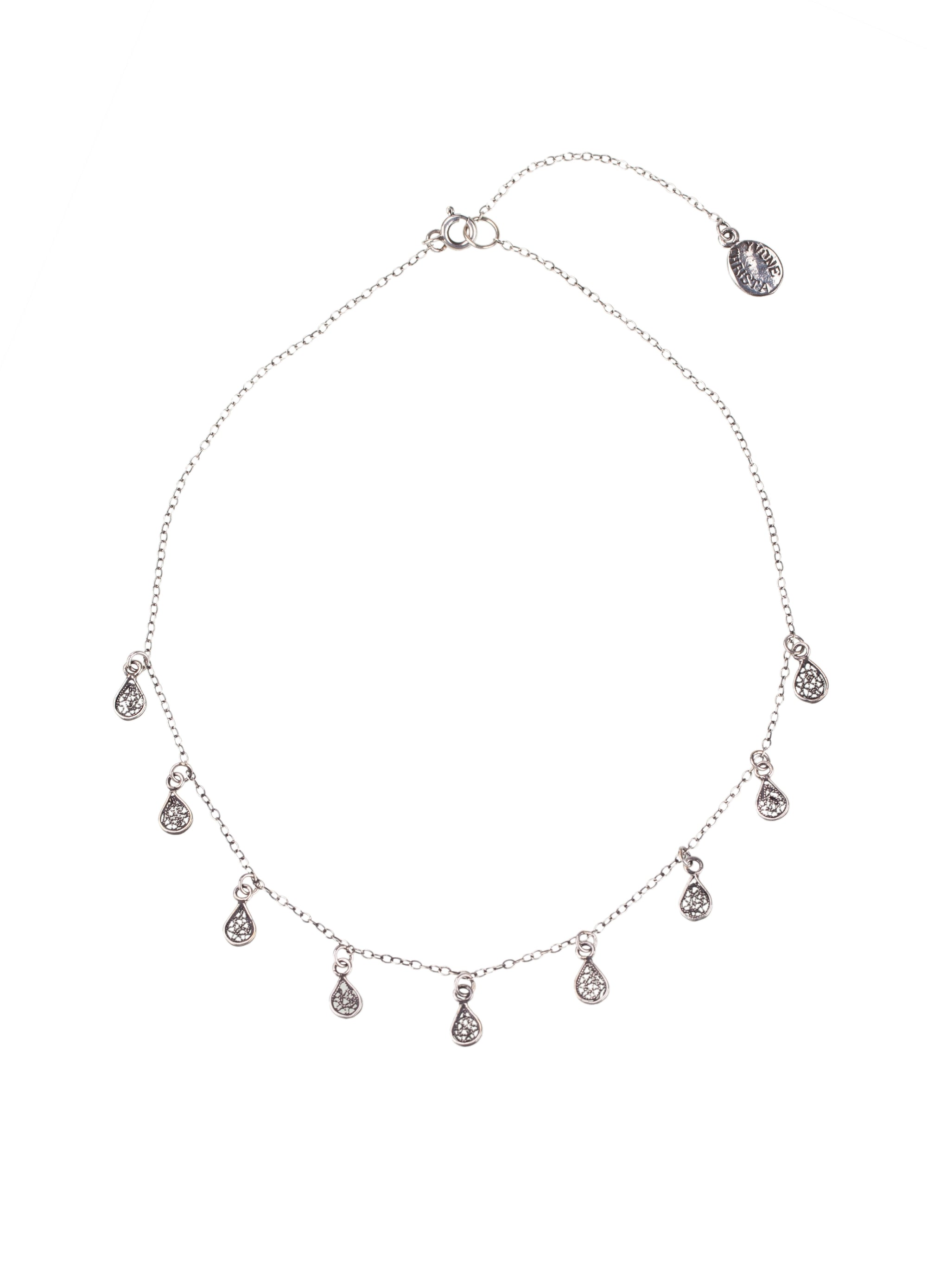 Seraphina Silver Filigree Necklace