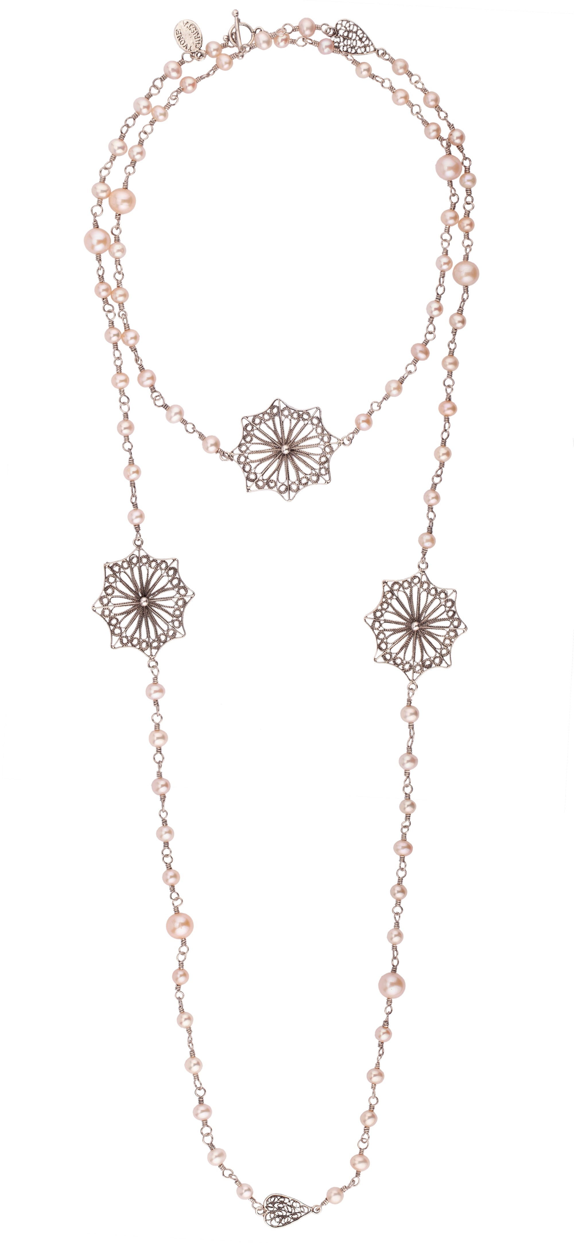 Collier Collection Hilma - Perle Rose ✿ 