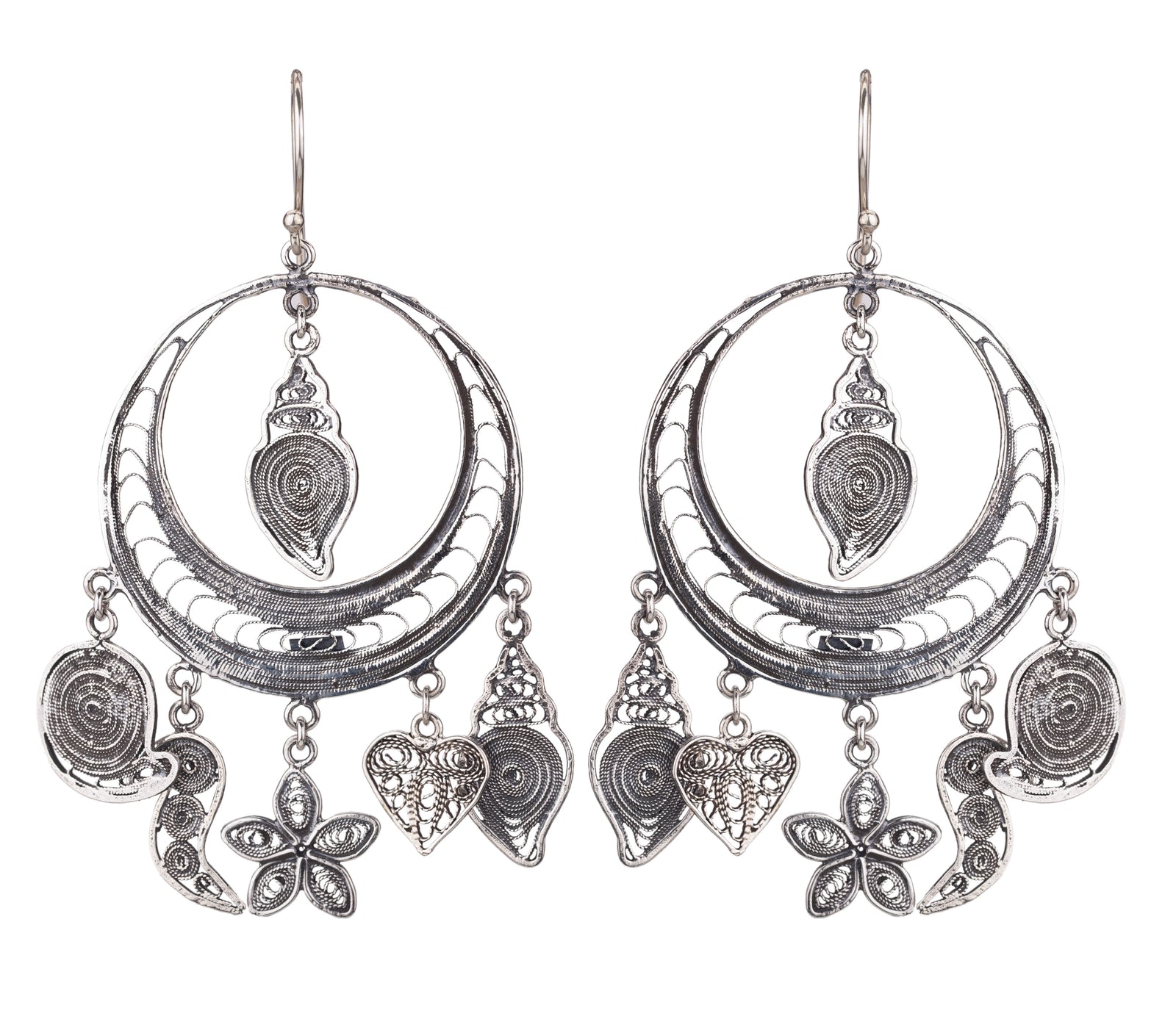 Seaside Charm Hoops - E2483