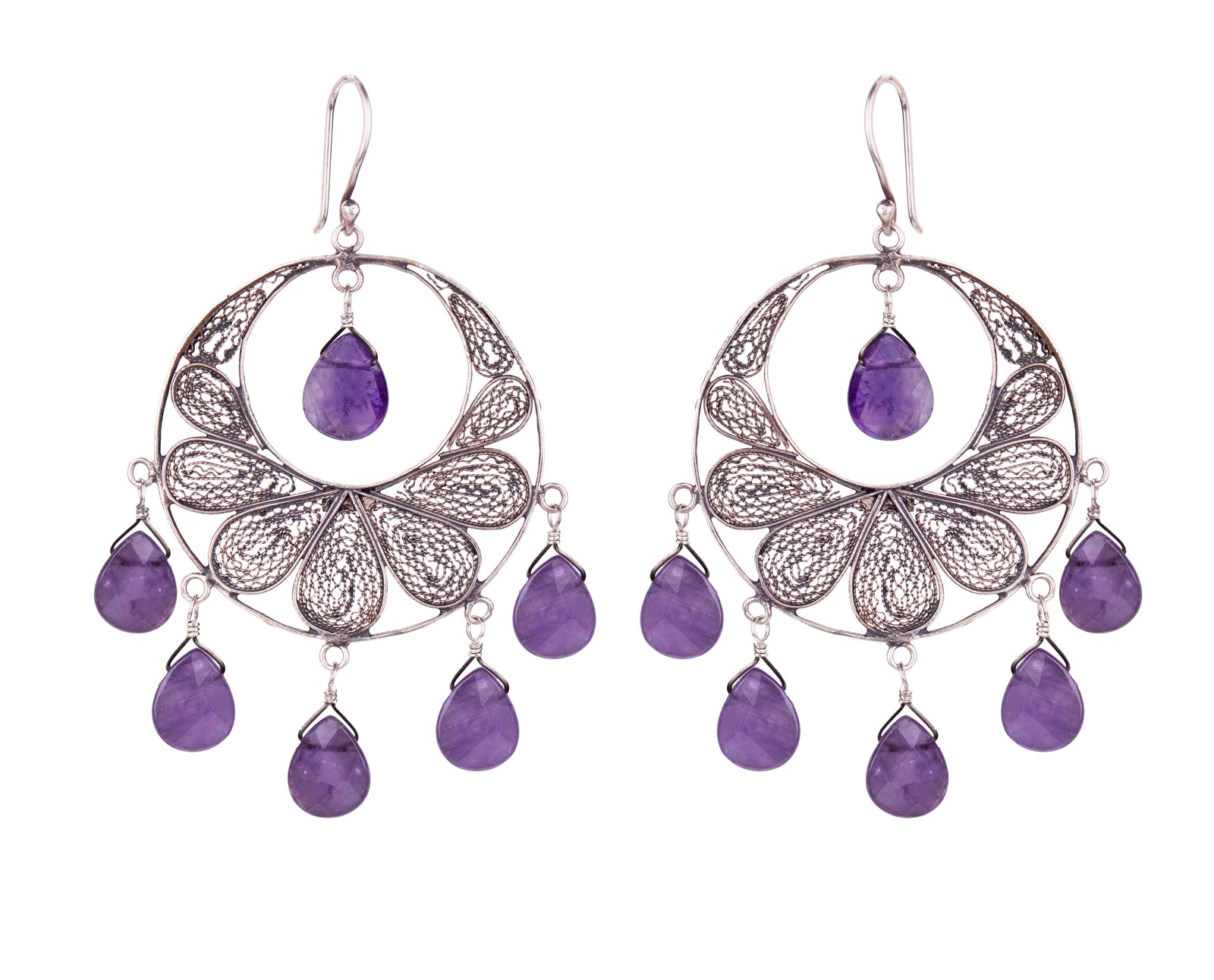 Purple Circular - Rich Purple Amethyst