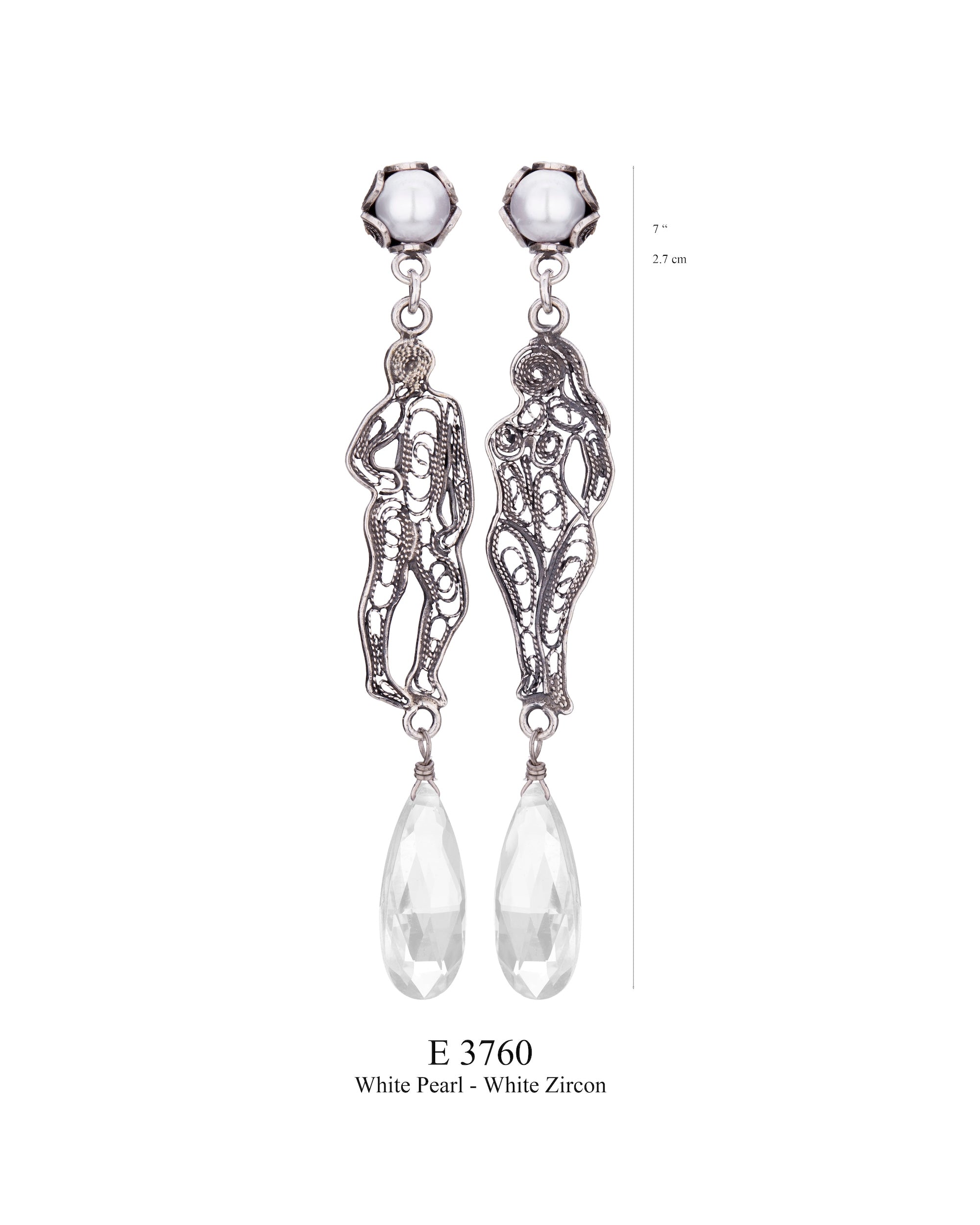 Boucles d'oreilles Human-ity ✿ 