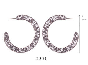 Luna Rose Sterling Hoops