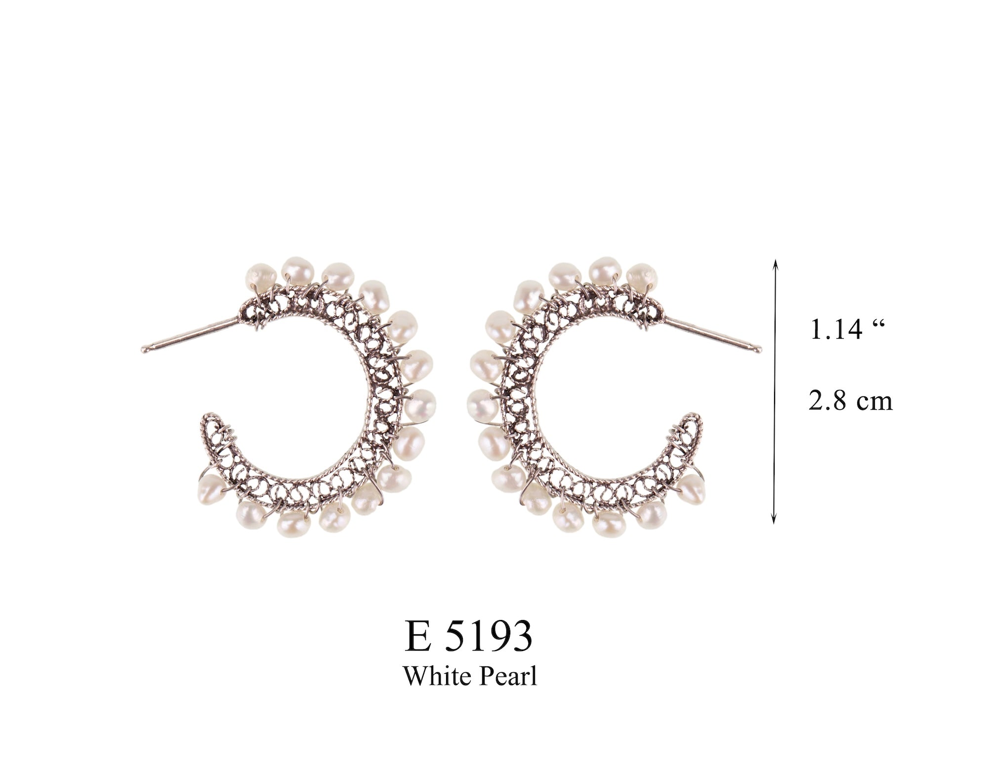 Pearl Cascade Hoops