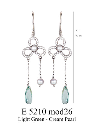Trefoil Drop Earrings - E5210 mod26