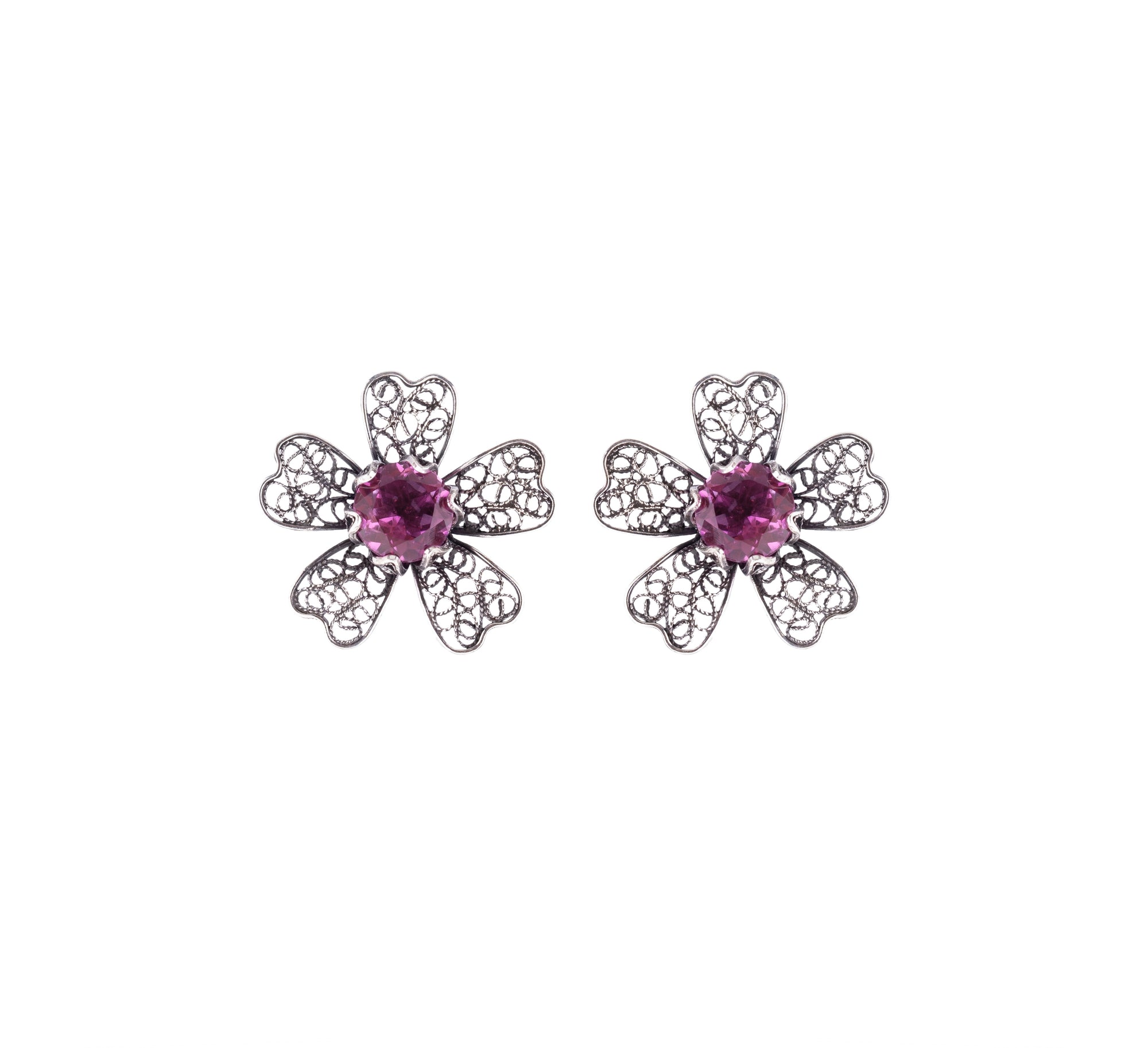 Bloom Filigree Stud Earrings