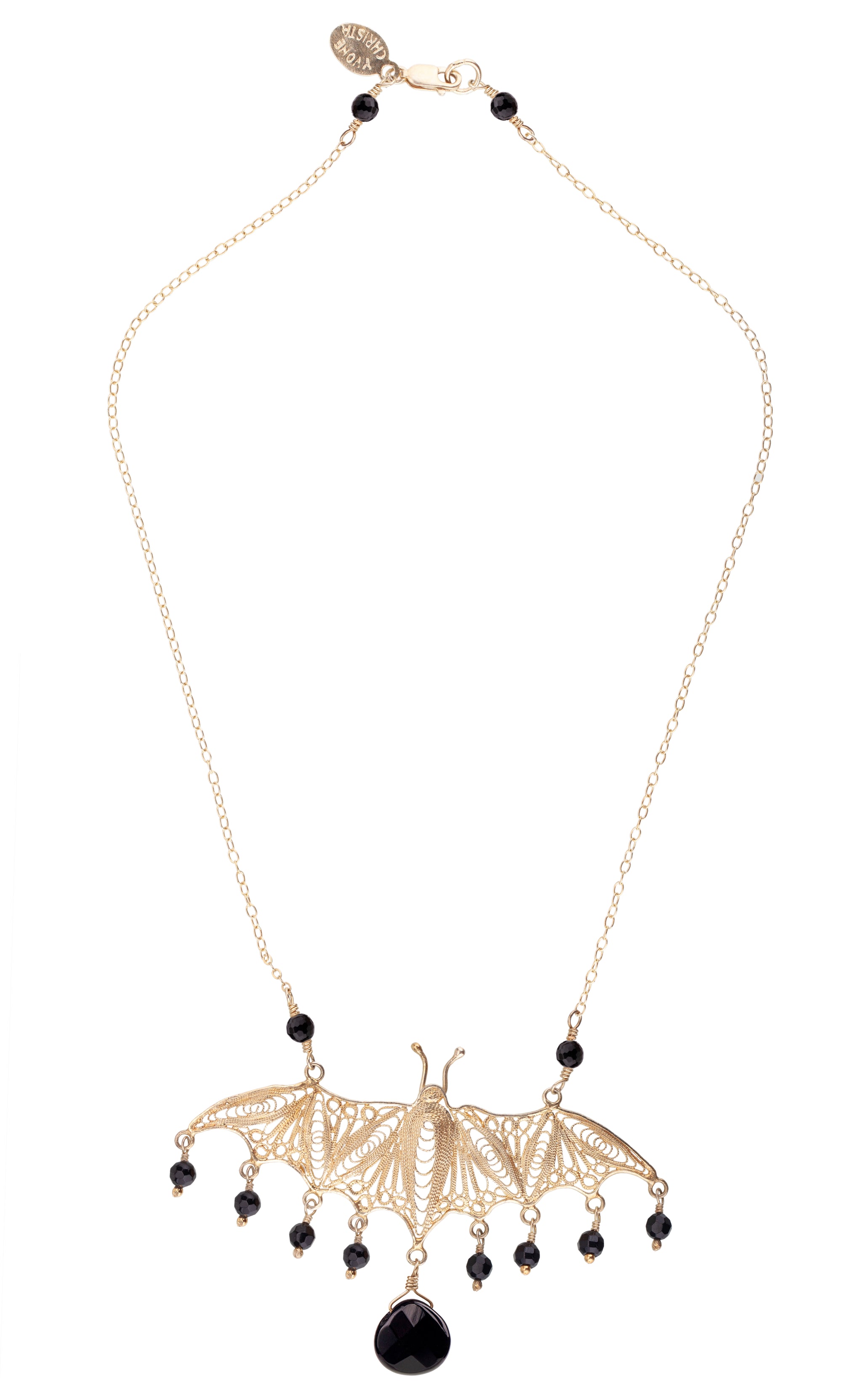 Bat Necklace GOLD ✿