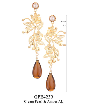 Garden Branch Earrings  - GPE4239 AM