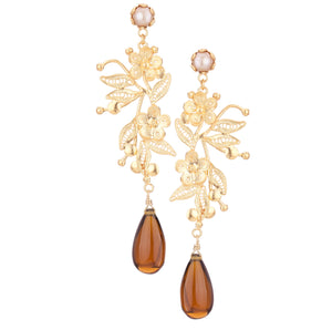 Garden Branch Earrings  - GPE4239 AM
