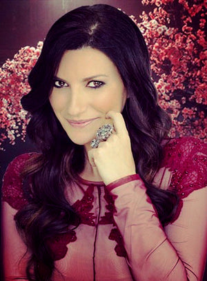Laura Pausini with Yvone Christa cocktail rings!