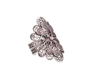 Gossamer Leaves and Petals Ring ✿