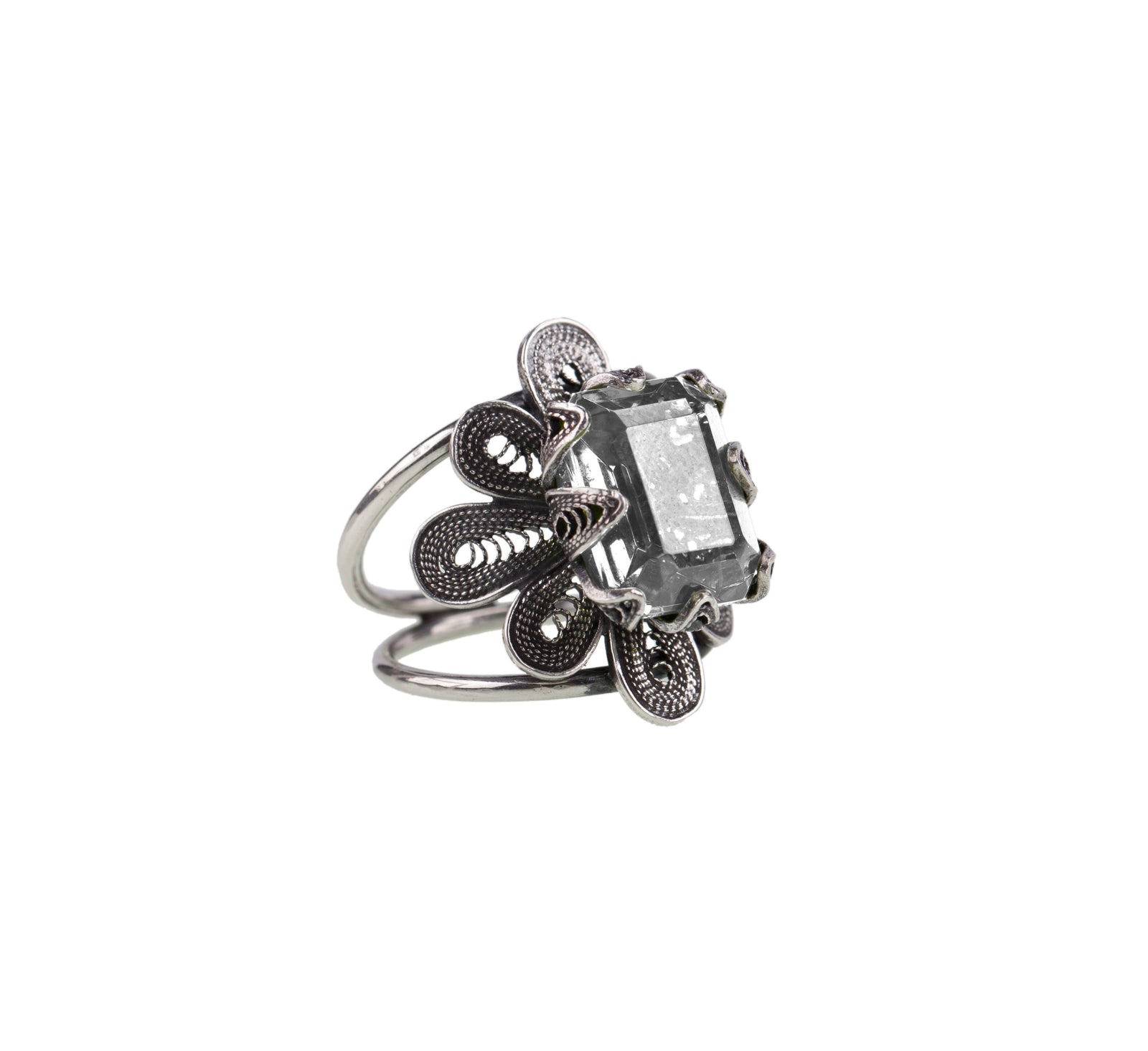 Bague Aqua Moderne - Aqua Lemuria Transparent ✿ 