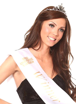 Miss Universe - Sweden -Ronnia Fornstedt tiara by Yvone Christa