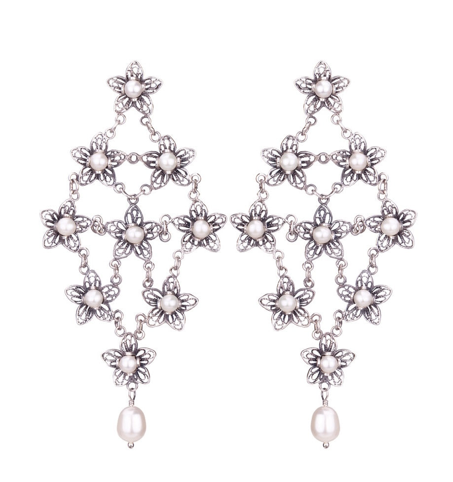 Intertwined Blossom Earrings