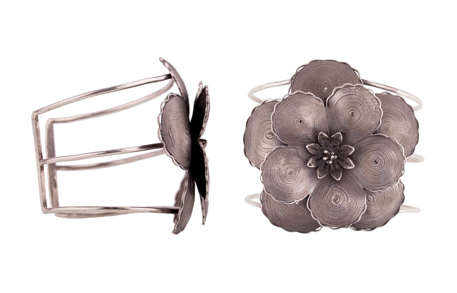 Yvone Christa Floral Filigree Cuff