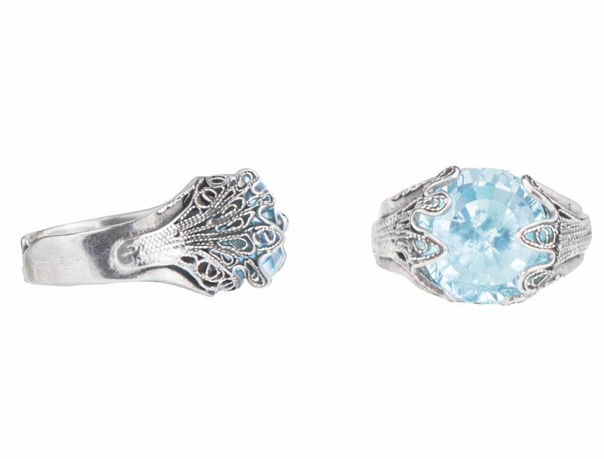 Aqua Lemuria Nouveau Ring - R5361