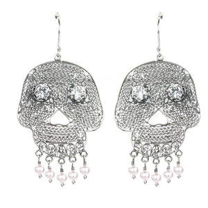 Yvone Christa_Egyptian Skull earrings_E3363