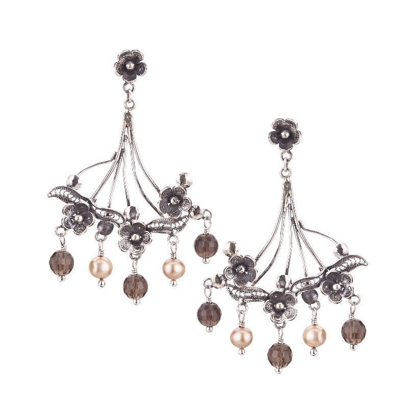 Yvone Christa_Bouquet of flowers earrings_E4240