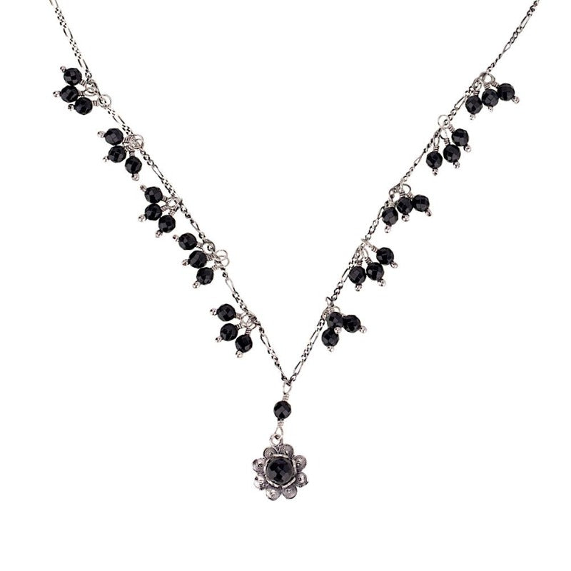 C1402 SINGLE FLOWER NECKLACE by Yvone Christa