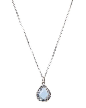 YvoneChrista_Teardrop necklace - small - light blue_C3544