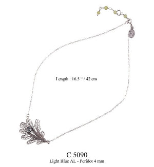 Oak leaf necklace - medium