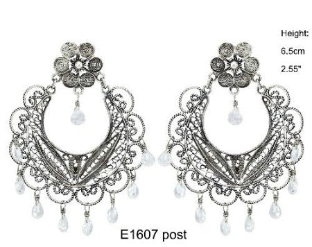 Frida chandelier post earrings