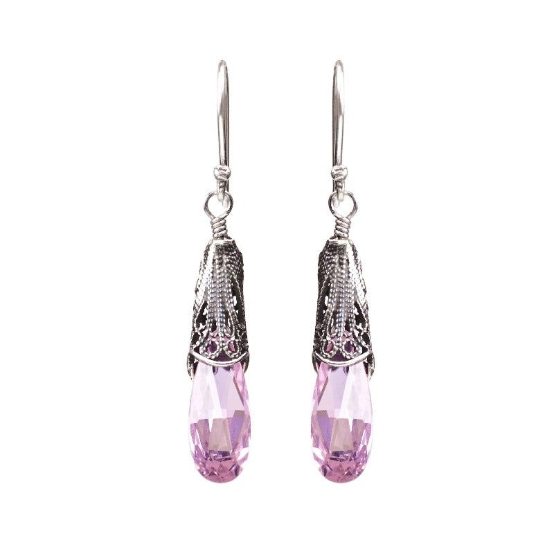 LA VIE EN ROSE DROP EARRINGS_E3543 by Yvone Christa