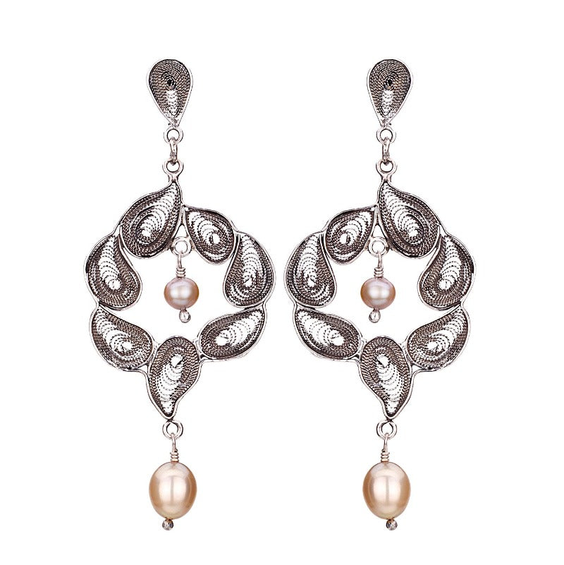 Yvone Christa_GARDEN OF EDEN EARRINGSåÊWITH PEARLS_E3751
