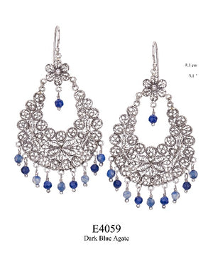 Blossom chandelier earrings