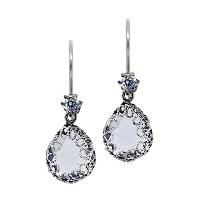 YvoneChrista_Teardrop earrings - Clear AL_E4313c