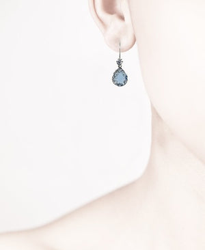 Teardrop earrings - Citrin AL