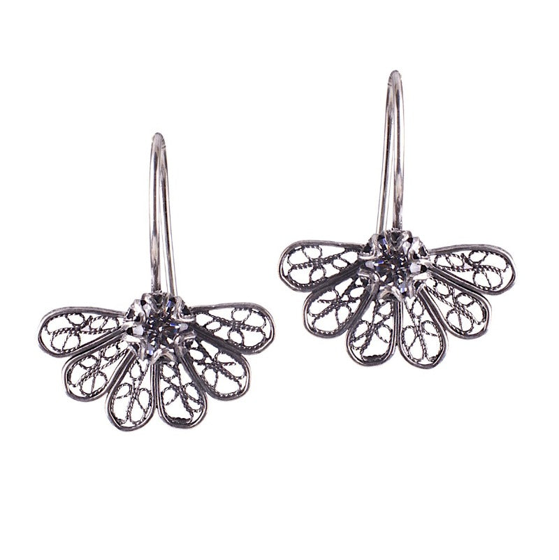 Yvone Christa_ZINNIA FILIGREE FLOWER EARRINGS_E4348