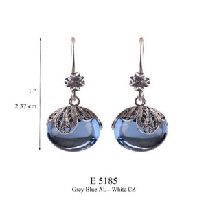 Blue Aqua Lemuria Dewdrop earrings