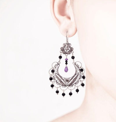 EC886b FRIDA CHANDELIER EARRINGS