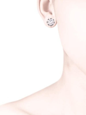 Yvone Christa _TULIP CUP STUD EARRINGS WITH CUBIC ZIRCONIA - ECZ003