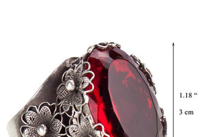 Red Delight Cocktail Ring