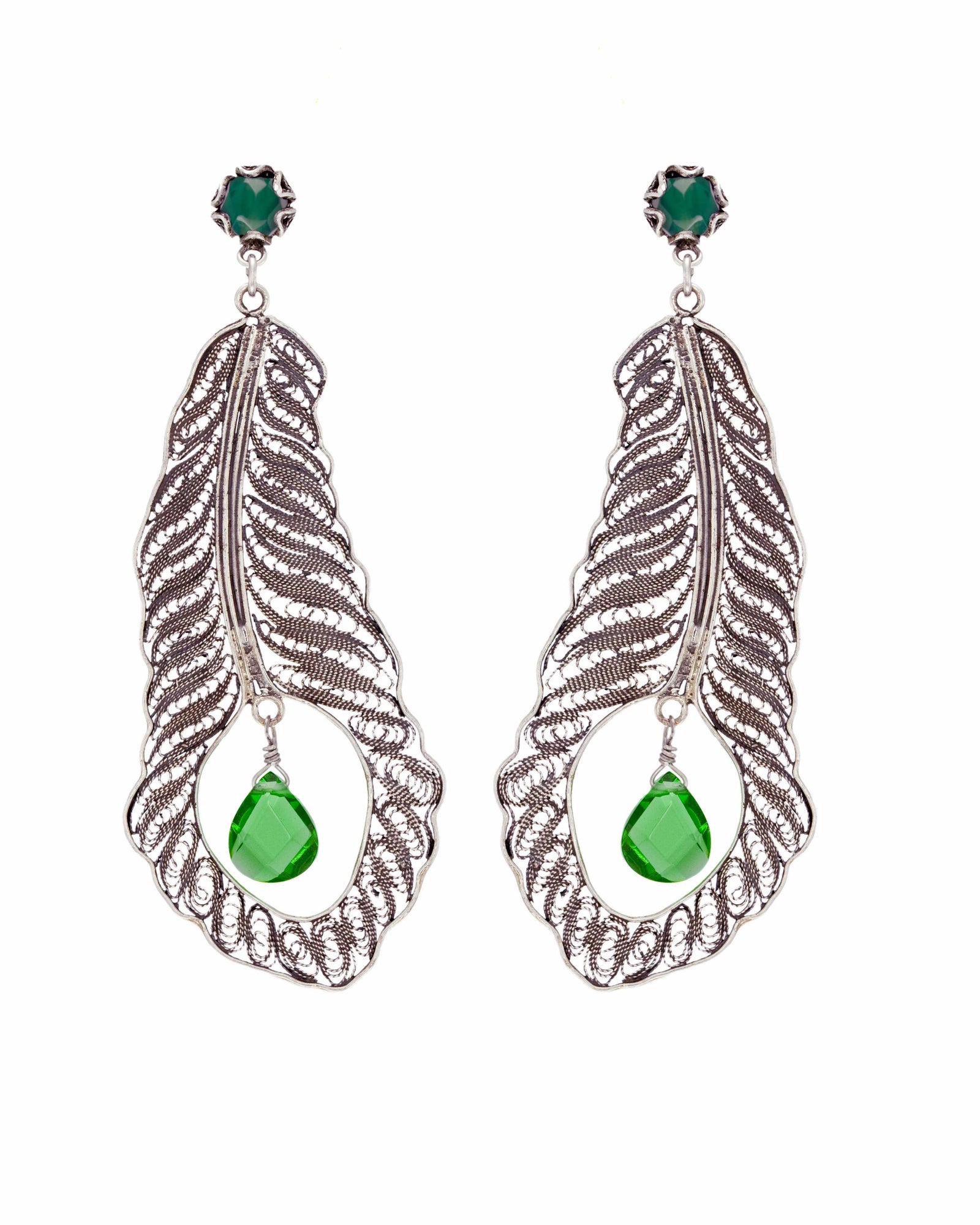 Peacock Earrings