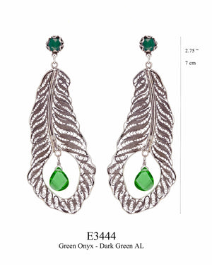 Peacock Earrings  ✿